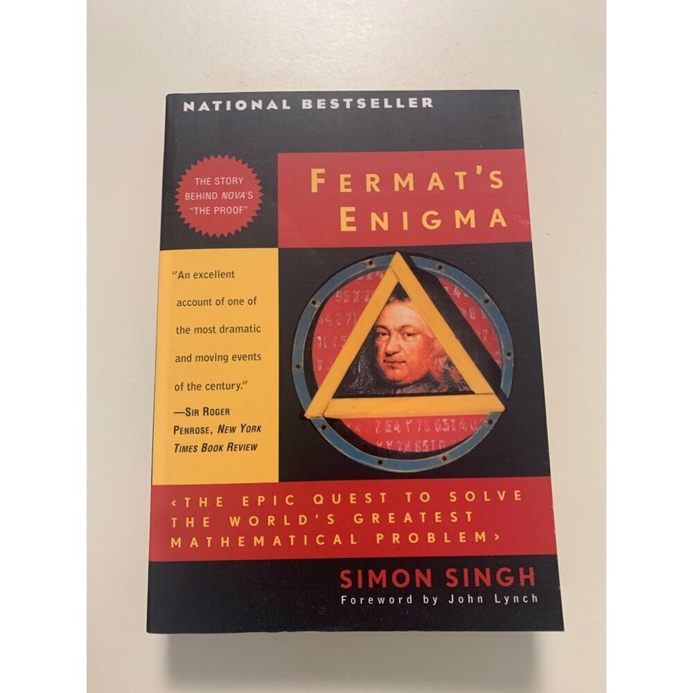 Fermat's Enigma by Simon Singh Paperback Book LS7